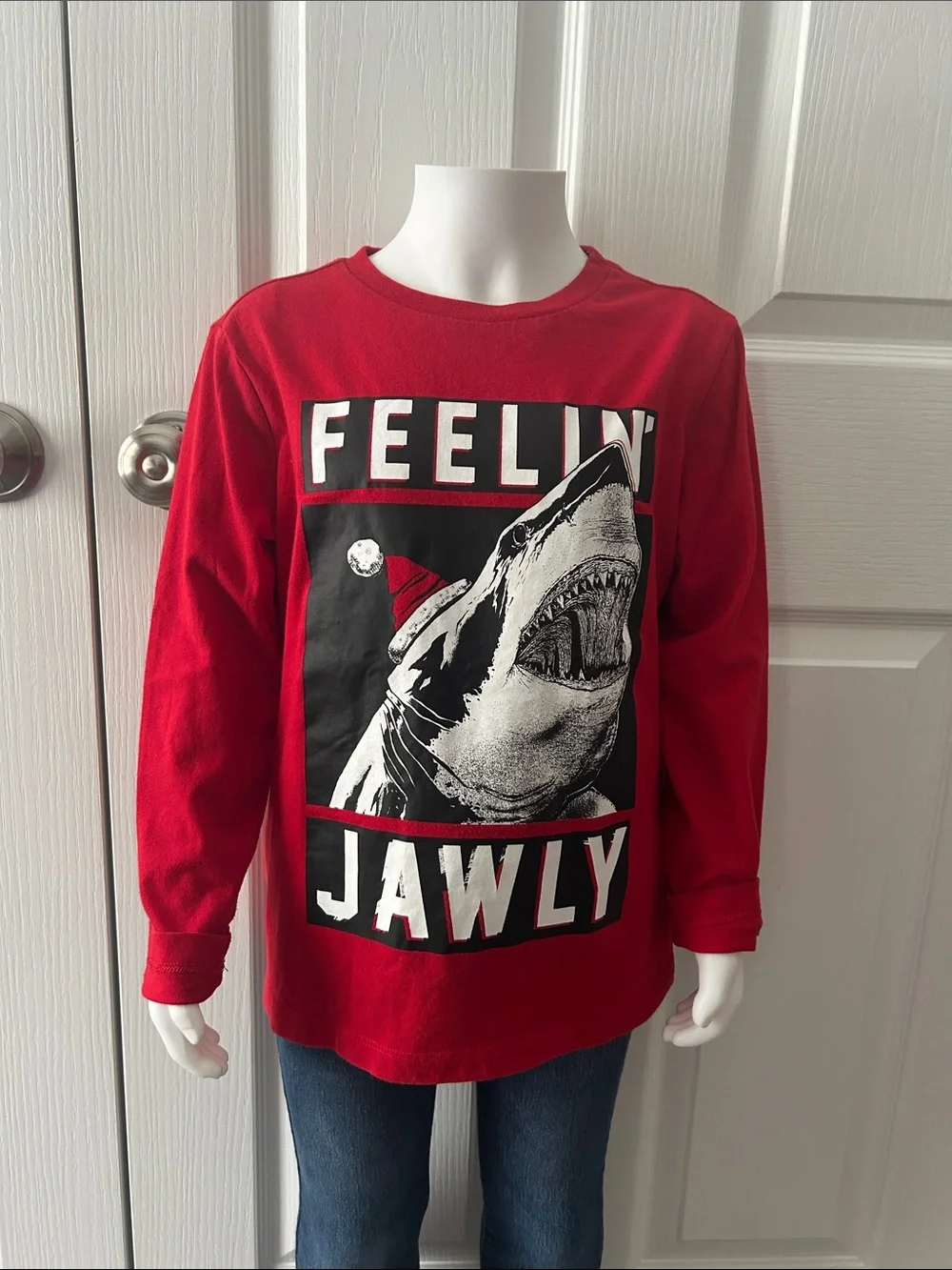 Old Navy Red Crewneck Tee